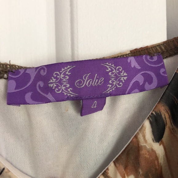 High low dress size 4 - animal print - Picture 7 of 8